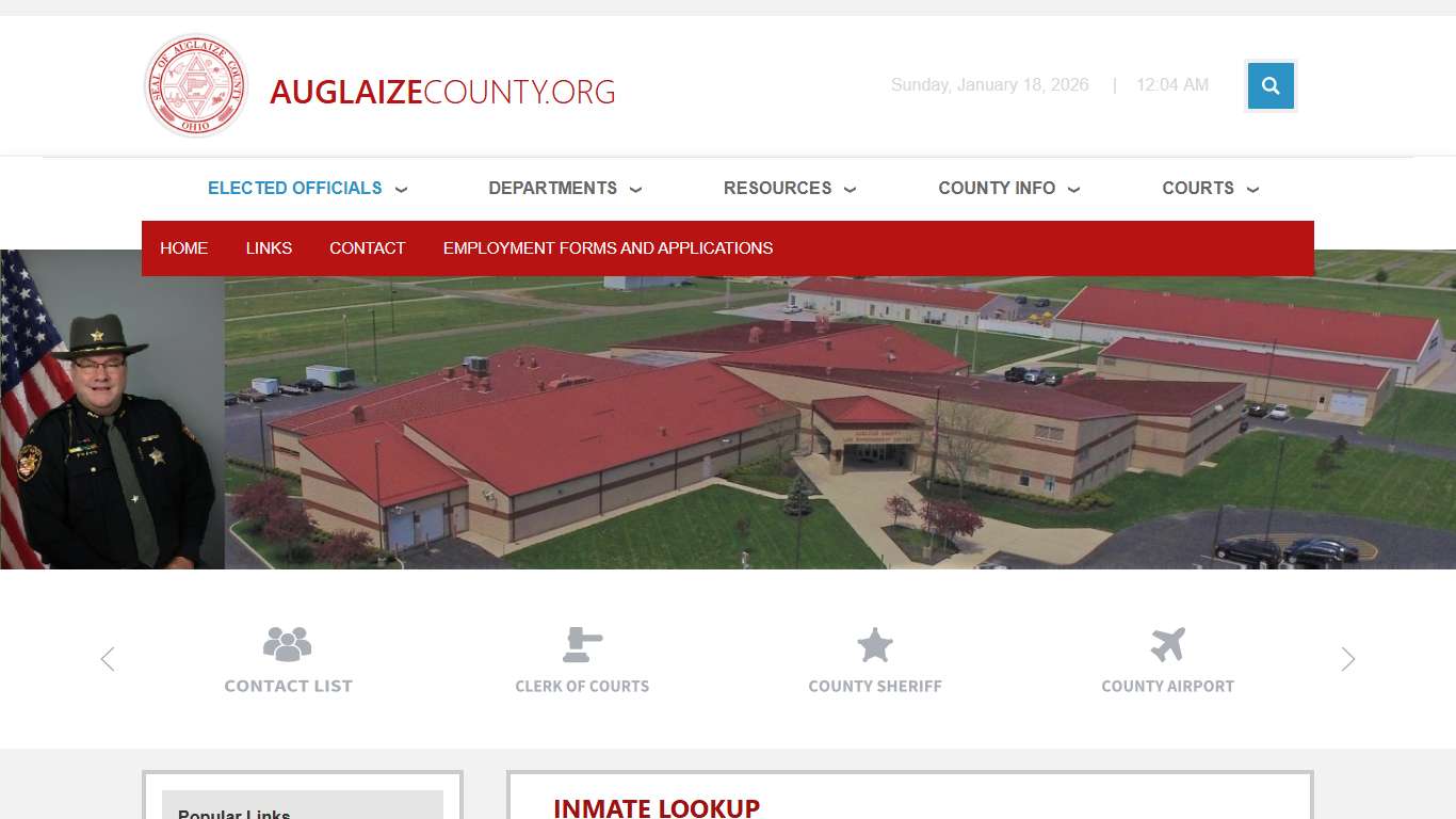 Inmate Lookup | Auglaize County